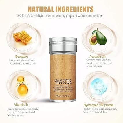 Hair Wax Sticks for Women & Men, oil-free formula