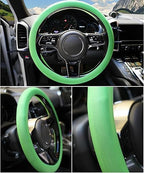 Universal Soft Silicone Steering Wheel Cover (Random Color)