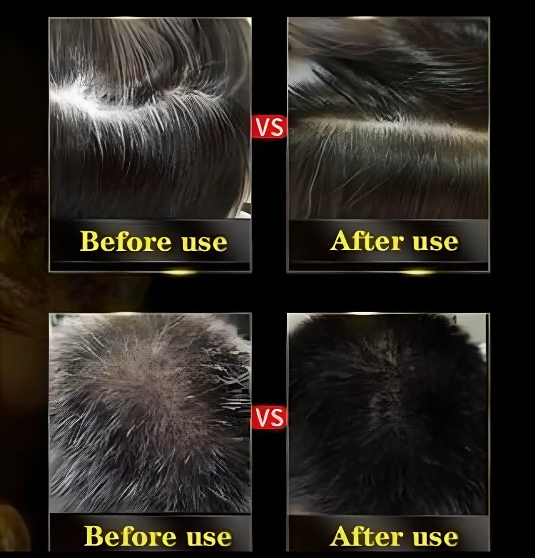 Black Hair Shampoo, 3-in-1 Formula