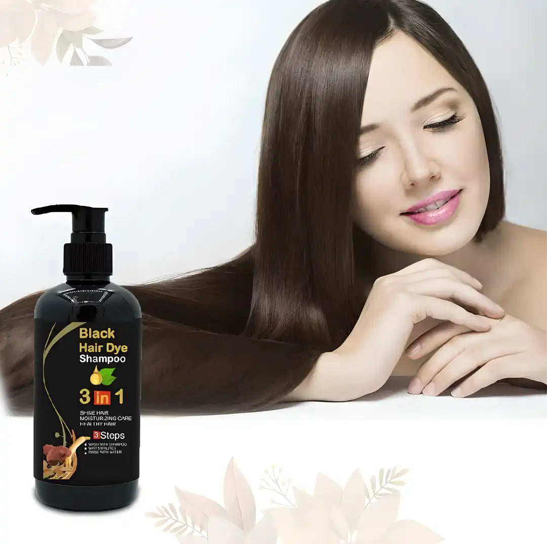 Black Hair Shampoo, 3-in-1 Formula